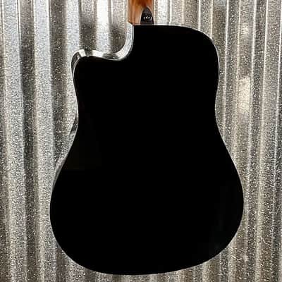 LAG Guitars T118DCE-BLK Black Dreadnought Acoustic Electric Guitar #1779 image 9