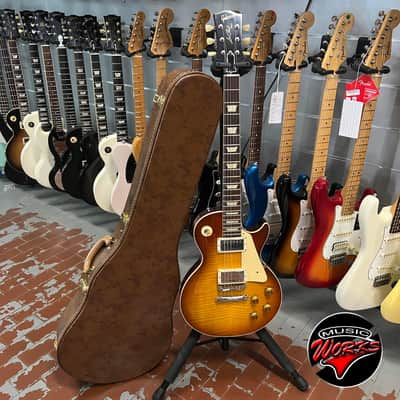 Gibson   Custom Shop R9 1959 Les Paul Diamond Anniversary Iced Tea image 3
