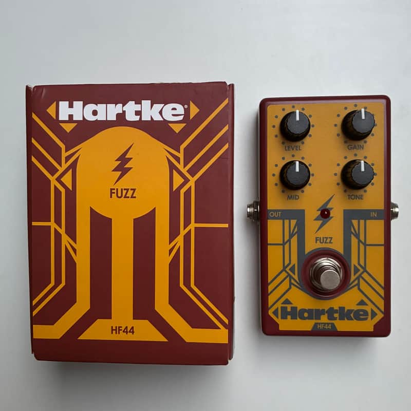 2010s Hartke HF44 Bass Fuzz Orange/Red