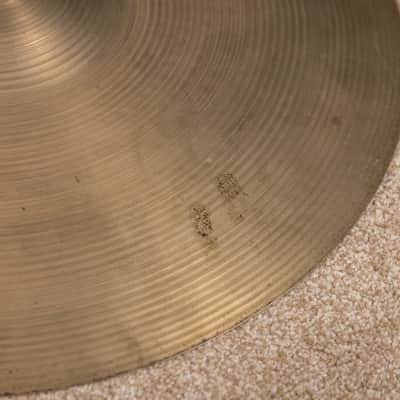 Zildjian A 18" CO Stamp Rock Crash Cymbal 1758g image 6