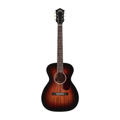 Guild M-20 Concert Acoustic Guitar W/Hardshell Case - Vintage Sunburst image 3