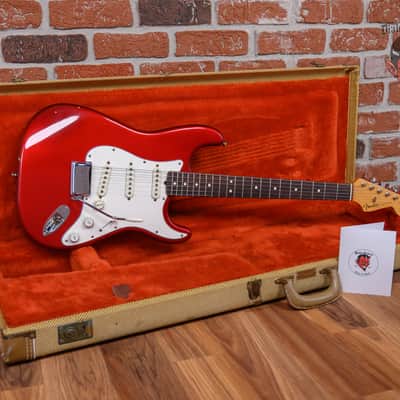 Fender American Vintage Reissue ‘62 Stratocaster Candy Apple Red 1987 w/OHSC image 2
