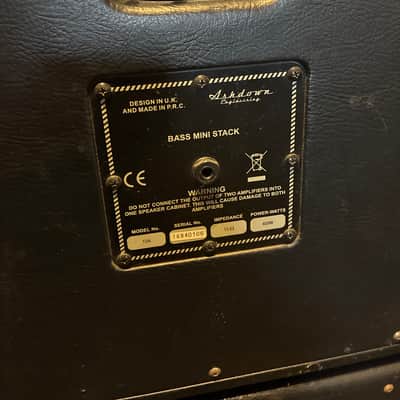 Ashdown Perfect 10 mini stack 60w 2000's - Black Tolex image 7