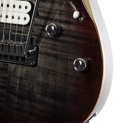 Cort X Series Duality II Double Cutaway Electric Guitar - Lava Burst image 6