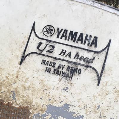 X2 14” Heads Vintage Yamaha U2 BA Snare Batter Head 1980s Heavy Aged Relic Made by Remo Art Project image 5