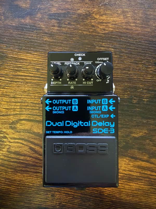 Boss SDE-3 Dual Digital Delay 2024 - Present - Black image 1