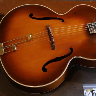 1953 Epiphone De Luxe Acoustic Archtop Guitar Sunburst From Tommy Shaw of STYX Collection+OHSC(4528) image 2