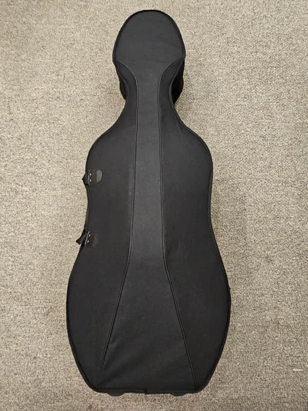 D Z Strad Black Fabric Foam Cello Case (4/4 Size) image 1