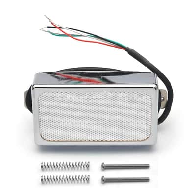Chrome Alnico 5 LP SG Style Guitar Neck Bridge Humbucker Pickups image 4