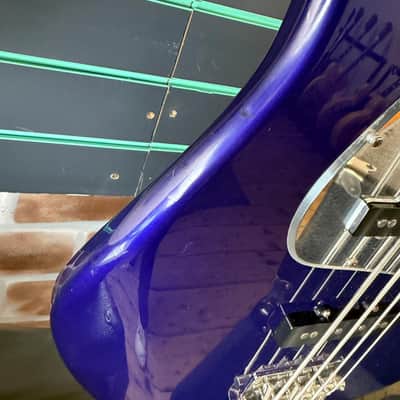 Fender Standard Jazz Bass Midnight Blue 1999 Electric Bass image 8