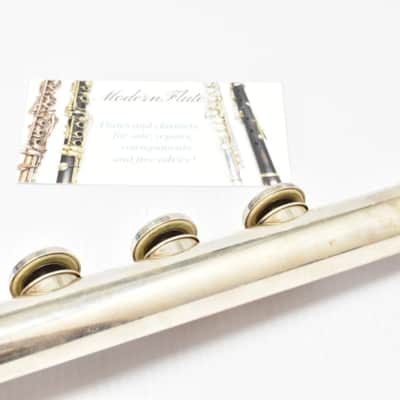 Vintage Gemeinhardt M3S (3OSB) Solid Silver Open Hole Flute Offset G w/ B Foot image 15