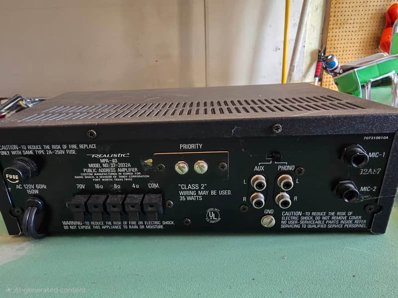 QSC USA 900 Watt Stereo Power Amplifier Rackmount image 1
