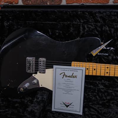 Fender Custom Shop Limited Edition La Cabronita Gato Gordo Jazzmaster Relic Aged Black 2014 w/OHSC image 15