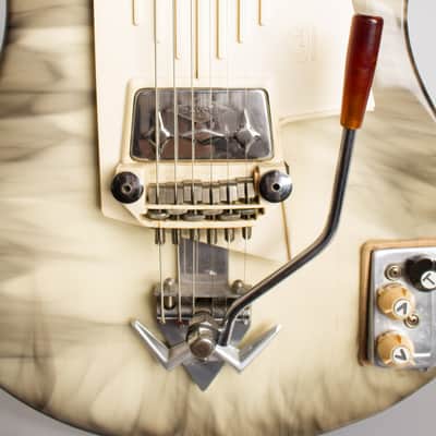 Wandre  Twist Solid Body Electric Guitar (1963), black hard shell case. image 9