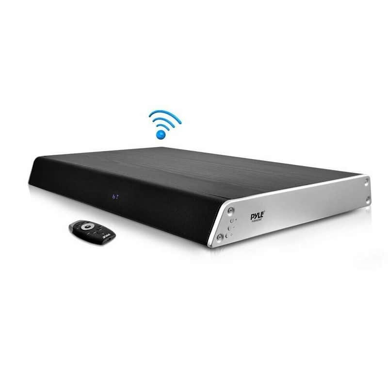 Pyle Bluetooth HD Tabletop TV Sound Bar Speaker System – HDMI, 2.1 Channel image 1