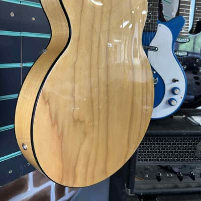 Hagstrom HJ500 Gloss Natural 2006 Hollow Body Electric Guitar image 12