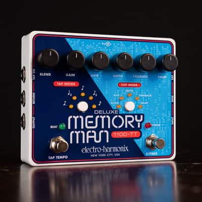 Electro-Harmonix Deluxe Memory Man 1100-TT Analog Delay Pedal image 1