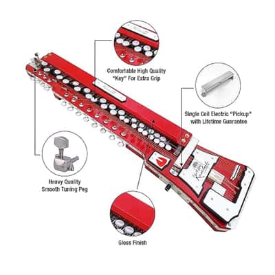 Unbranded New Indian Folk Musical Instrument Professional Quality Electronic Banjo- Polished image 2
