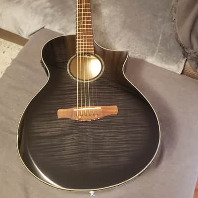 IBANEZ AEWC400-TKS | Full Flame Maple top sides and back | Concert Cutaway | OM [slimline depth] image 2