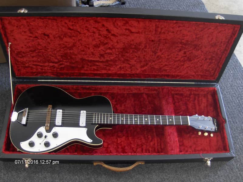 Silvertone Stratotone 1420 1962 Black image 1