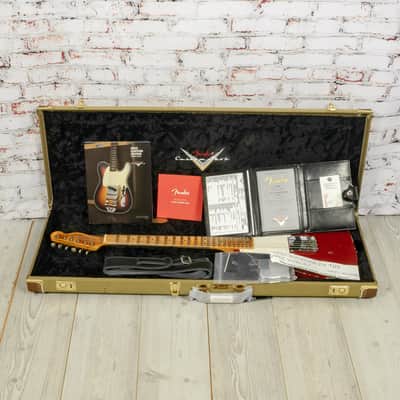 Fender - 2025 Custom Shop Limited Edition 50s Pine Esquire Electric Guitar Cimarron Red w/OHSC and COA - USED image 11