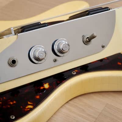 1967 Mosrite Melobar Walt Smith Electric Lap Steel Guitar White, 100% Original w/ Case image 9
