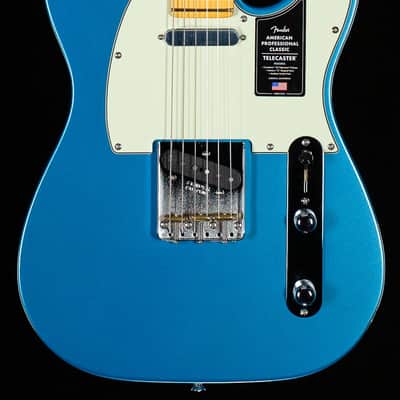 Fender American Professional Classic Telecaster Maple Fingerboard Faded Lake Placid Blue (015) image 3