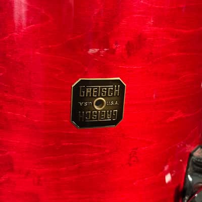 Gretsch 10x14 Square Badge Rack Tom in Rosewood Gloss Lacquer (Rm4) image 5