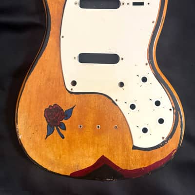 Gibson Kalamazoo KG-2 Texas Rose Project - Includes Pickguard, Tuners, Nut - Guild Surfliner Single Coil Pickups - Vintage Bridge Tailpiece - 1966 image 16