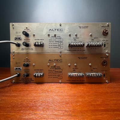 Altec 1650 graphic Equalizers Stereo Pair inductor based transformer balanced image 5