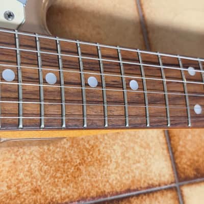Fender JG-66 Rare Jaguar Reissue MIJ 2002 matching headstock shoreline gold japan set pickups MS Tornade 62’ image 10