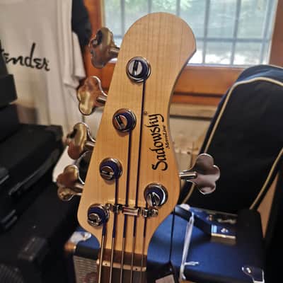 Sadowsky metroline jj bass 5 24 single cut 2024 - natural satin image 4