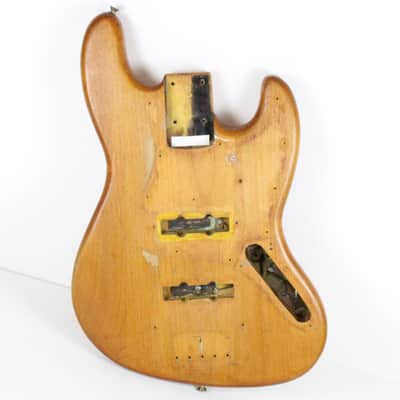 1965 Vintage Fender Jazz Bass Body L-Series Natural ~LIGHT WEIGHT~ USA 1960s Pre-CBS image 1