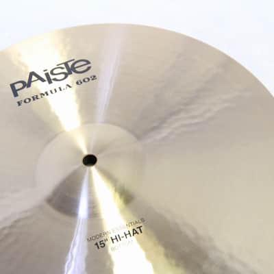 PAISTE FORMULA602 Modern Essentials Hi-Hat 15-inch 1052/1366 Paiste Hi-Hat Cymbal (06/12) image 11