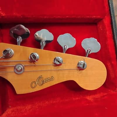 Aims P Bass 1970s Vintage Sunburst image 4