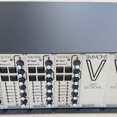Simmons SDSV w/Tubbutec uniPulse Midi - Analog Drum Synthesizer - Pro-serviced w/Restoration image 1