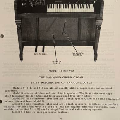 Hammond S-6 Chord Organ 1956 - Original Finish image 6
