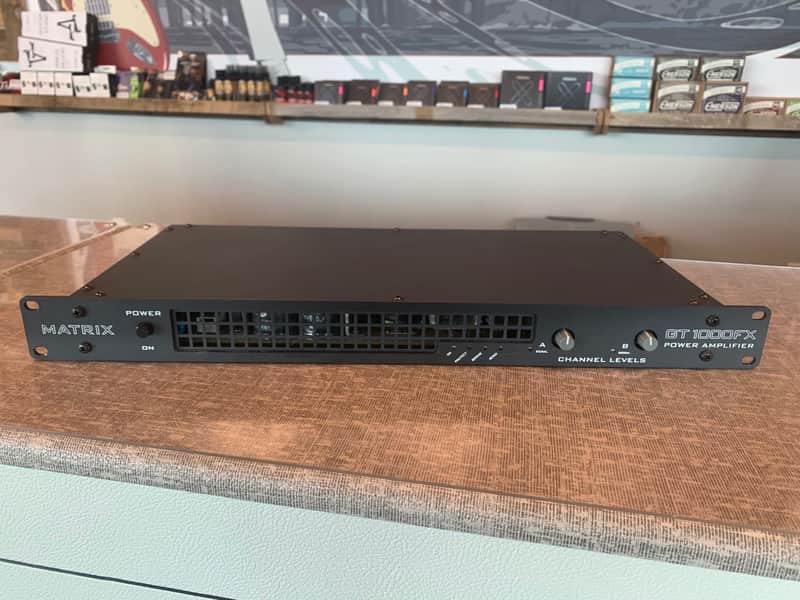 Matrix GT1000FX 1u Power Amp - GT1000 for Kemper, Axefx, Helix