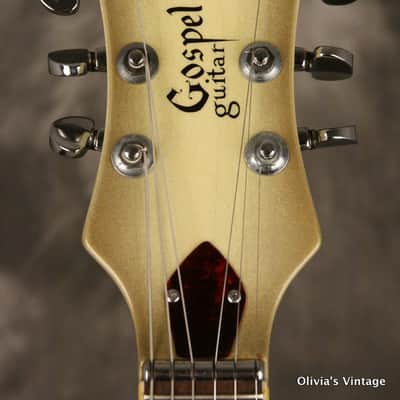 Mosrite GOSPEL GUITAR Hollowbody 1973 Gold-to-White Burst image 3