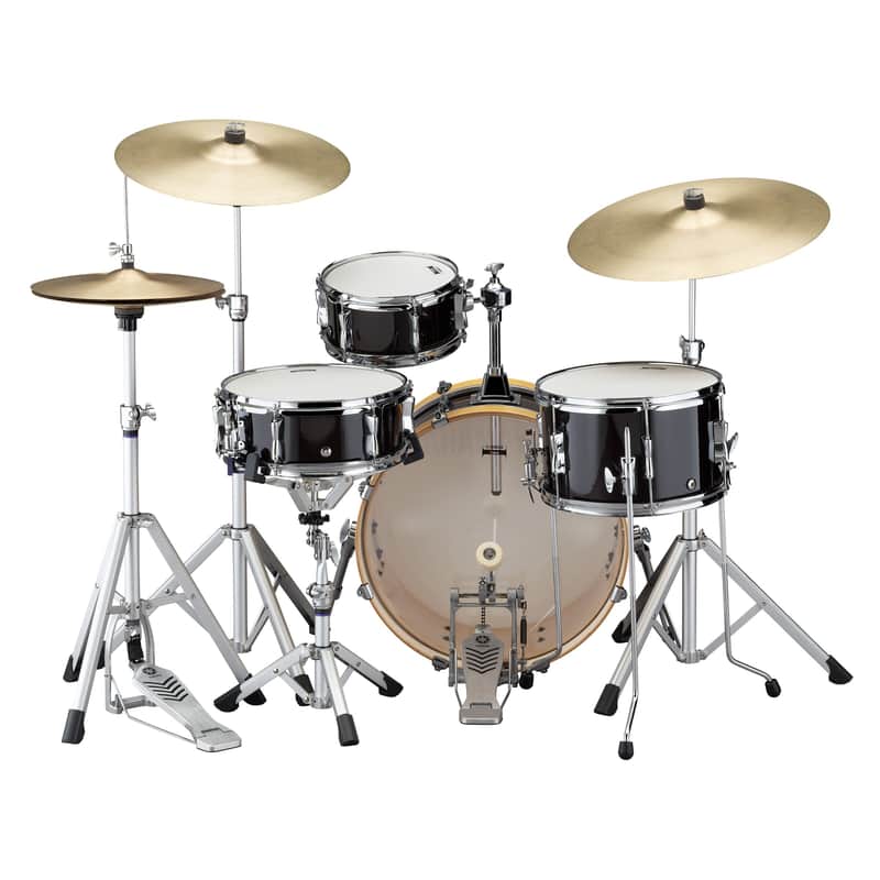 Yamaha SBP0F4H Stage Custom Hip 4-piece Shell Pack - Raven Black image 1