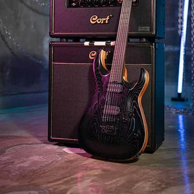 Cort KX700 EverTune Open Pore Black, Seymour Duncan Humbucker Set, B-Stock image 12