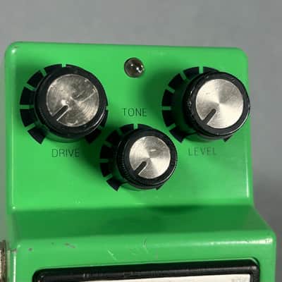 Ibanez TS9 Tube Screamer Overdrive Pedal (Silver Label) - Green image 4