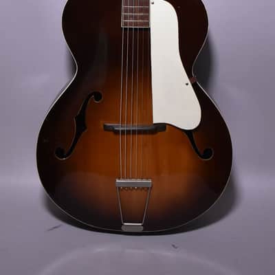 c.1960's Airline N-2 Acoustic Archtop Sunburst image 1