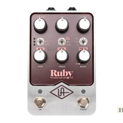 Universal Audio UAFX Ruby ’63 Top Boost Amplifier image 1