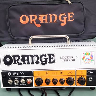 Orange Rocker 15 Terror 2-Channel 15-Watt Guitar Amp Head 2018 - Present - White image 2