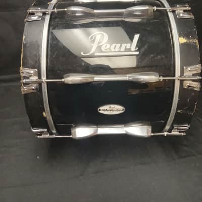 Pearl Championship Maple Series 18" Marching Bass Drum serial 607961 - Black image 2