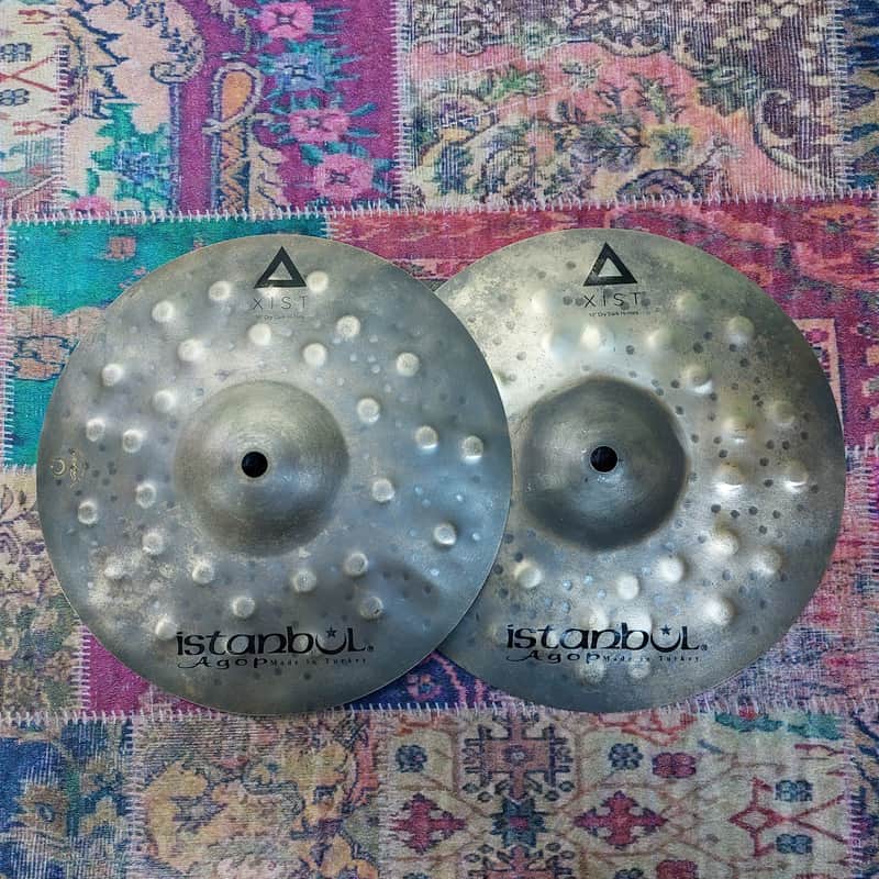 Istanbul Agop 10” Xist Dry Dark Hi-Hat Cymbals image 1