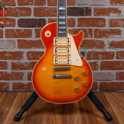 Gibson Custom Shop Ace Frehley Budokan 1974 Les Paul Custom Aged #100 of 100 Heritage Cherry Sunburst Relic 2011 w/OHSC image 1