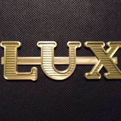 Custom Amplifier Badge in VOX Style Amp Cab Emblem image 1