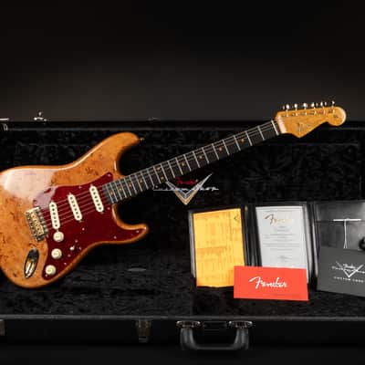 2021 Fender Custom Shop Artisan Maple Burl Stratocaster NOS - Aged Natural | USA Limited Edition Roasted Birdseye Maple Neck Macassar Ebony Fretboard Kloppmann ST60 Pickups | CoA OHSC image 2